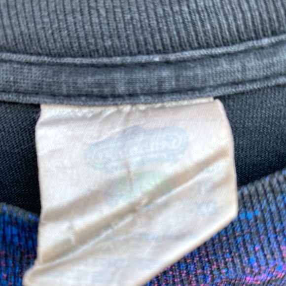 🔥🔥 Vintage Pink Floyd band tee shirt 90s AOP xl blue concert tour Winterland - Picture 3 of 7